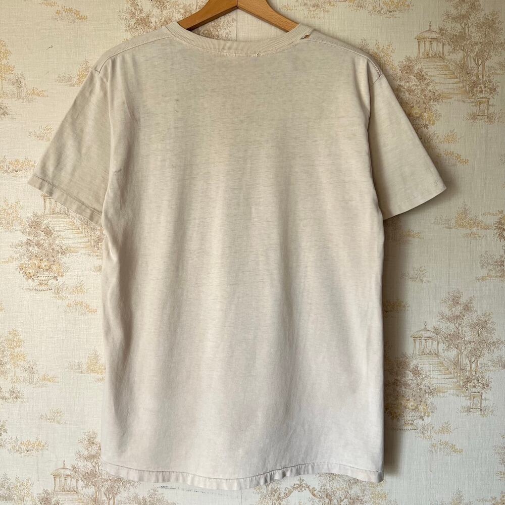 Vintage 80s Banana Republic Cultural Attaché T-Shirt | Safari Graphic | Size M - Picture 8 of 13